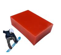 Quick Ski waxBlock - Universal Snowboard Glide Wax, Temperature Adaptive Speed Booster Maintenance Bar | Anti Friction Performance Enhancer for Skiing Snowboarding Winter Sports Tools Smooth Ride
