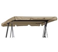 QUICK STAR Replacement Roof Garden Swing Beige 145x210cm UV 50 3 Seater Hollywood Swing Cover