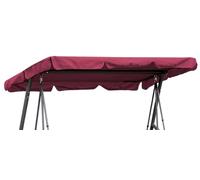 Quick-Star Replacement Roof Universal 3 Seater Swing Bordeaux Replacement Cover Sun Canopy Swing Roof