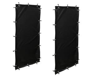 QUICK STAR Weather Protection Set 66 x 148 cm 2 Sides for Firewood Shelves D/H 70 x 185 cm