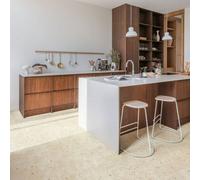 Quick-Step Aquanto Benmore Cream Stone Tile Effect Embossed Flooring, 1.9M²
