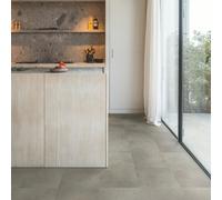 Quick-Step Lima Grey Concrete Effect Textured Vinyl Tile, 1.85M²