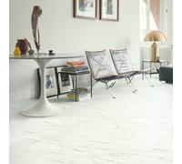 Quick-Step Lima White Marble Effect Vinyl Tile, 1.85M²