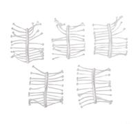 Quick Stop UP Boilie Pellet Stopper for Carp Hair Rig Fishing with Soft Plastic Rubber Frame, Pack Options 5pcs or 10pcs (5pcs)