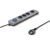 50163-QOL1 50163 Power Strip: Fusing Sockets: 4 230VAC 10A Grey 1.5m QO