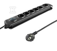 Quick Switch Surge Protector 6 Outlets 1.8m 50111