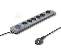Quick Switch Surge Protector 6 Outlets 3m 50166