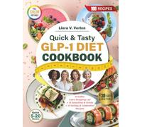 Quick & Tasty GLP-1 Diet Cookbook: 30-Day No-Stress Meal Plan with 100 Quick Recipes to Calm Cravings, Boost Energy, Support Weight Goals, and Build Healthy Habits - Without Starving.