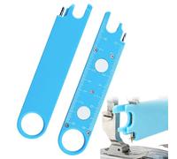 Quick Threading Device for Sewing Machine, 2026 New Multifunctional Needle Threader, One-Second Quick Threading Tool, Magnetic Ruler Multi-Tool for Home Quilting Clothing Craft, Built-in Magnifier