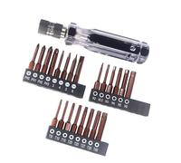 Quick to Change Double Head Screwdriver Bit 6.35mm Hexagonal Holder Handle Selves Locking Design Handle