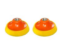 Quick to Change Flocking Sandpaper Disc Backing Hook and Looping Sanding Pad for Electric Angles Grinders Stone Polishing Professional Electric Loop on Quick-Change Grinders Backing Sandpaper and Hook