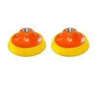 Quick to Change Flocking Sandpaper Disc Backing Hook and Looping Sanding Pad for Electric Angles Grinders Stone Polishing Professional Electric Loop on Quick-Change Grinders Backing Sandpaper and Hook