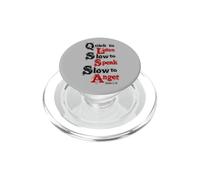 Quick to listen, Slow to speak, Slow to Anger James 1:19 PopSockets PopGrip for MagSafe