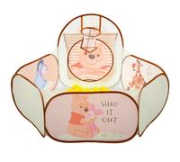 Winnie The Pooh Quick-Up Ball Pit with Hoop & 20 Balls | Officially Licensed Kids Toddlers Play Set | Fun Activity Pen for Boys Girls Children
