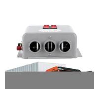 Quick Warm-Up Capability: The portable car heater features fast heating technology that ensures stable thermal energy output, providing high-power heating to combat cold start conditions and keep