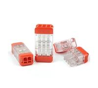 Quick Wire Connector Butt Type Square Pluggable Compact Electrical Car Cable Connectors Push-in Terminal Block IDGTTLDF(NC-33)