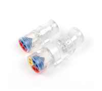 Quick Wire Connector Docking Compact Electrical Wiring Connectors Push-in Conductor Terminal Block For Auto Motorcycle IDGTTLDF(48PCS Boxed NC-33)