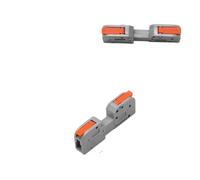 Quick Wire Connector Docking Mini Universal Compact Electrical Wiring Connectors Push-in Butt Conductor Terminal Block(DF2604D-1,20pcs)