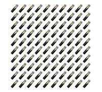 Quick Wire Connectors - 100 Piece Insulated Solderless Terminal Kit, Low Voltage Locking Connectors | Electrical Wire Splice Set for Automotive Trailer RV Workshop Home LED