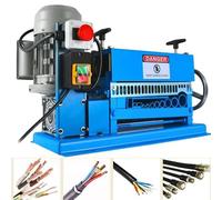 Quick Wire Stripping Machine for Recycling Copper, 11 Channels 10 Blades Efficient Stripping Tool, 370W Power for Fast Processing
