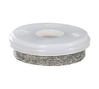 QuickClick VAS173 Furniture Felt Pads Ultra Soft Insert, Diameter 25 mm, Natural Plastic, Contents: 20 Pieces, Einsatz ø 25mm, Set of 20