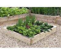 Quickcrop Premier Raised Garden Bed - 17.5cm High (90cm x 90cm)