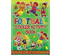 Quickdraw Football Sticker Activity Book A6 Kids Puzzle Book with Stickers Colouring Wordsearch Dot to Dot Party Bag Fillers Children’s Soccer Activity Books 36 Pages (1)