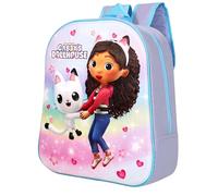 Quickdraw Gabbys Dollhouse Backpack Kids 3D Cover Rucksack Girls Back To School Bag Adjustable Shoulder Straps Premium Travel Backpacks