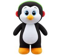 Quickdraw Giant Penguin Soft Toy 60cm - Large Christmas Plush Teddy with Super Soft Cuddly Fabric - Festive Style Stuffed Toys for Kids & Adults - Seasonal Gift Decoration or Bedroom Plush