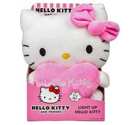 Quickdraw Hello Kitty Light Up Plush Toy - Soft Nightlight for Kids - Cute Plushie with Super Soft Plush Material for Boys & Girls Aged 18 Months+ (Hello Kitty)