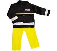 Quickdraw Kids Fireman Costume - 3-7 Years Boys & Girls - Fancy Dress Up Outfit Fire Man - Pretend Role Play Costumes (Age 5-7 Years)