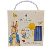 Quickdraw Peter Rabbit On The Go Colouring Set - Travel Activity Kit for Kids - Includes 30 Pages, Stickers & Crayons - Creative Gifts for Boys & Girls Aged 3+