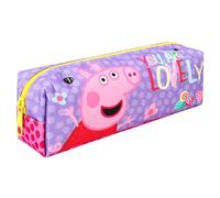 Quickdraw Pig Character Pencil Case Kids Zipped Pen Case Girls Pink Stationery Holder Peppa Back to School Bag