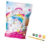 Quickdraw Supplies Make Mould & Paint Your Own Unicorn Plaster Figures Craft Activity Toy