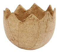Quickdraw Supplies Set of 8 Paper Mache Egg Shells For Easter Craft Decorate Your Own Easter Eggs Treasure Hunt Bonnet Decoration