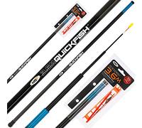 Quickfish 1ft. 3.6m Rod Pole Elasticated Combo with Rig & Disgorger Carp Fishing