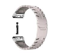 QuickFit 22 26mm Titanium Strap For Garmin Fenix 8 51mm 7 7X 6 6X Pro 5 5X Plus Metal Bracelet(NO.1 Titanium Color,26mm For Fenix 8 51mm)