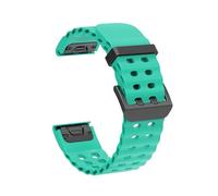 QuickFit 22mm 26mm Silicone Strap For Garmin Fenix 8 E 7 7X 6X Pro 5XPlus Epix Pro Gen 2 47mm 51mm/Enduro 3 Watchband Correa Accesorios(Teal green,26mm Fenix 8 51MM)