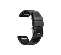 Quickfit 22mm Watch Strap，For Garmin Marq Adventurer 2 Athlete 2 Golfer Captain Aviator Gen 2 watch Band Bracelet Wristband (Color : Black, Size : For MARQ Adventurer (2))