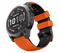 QuickFit Compatible with Garmin Fenix 8 47mm Strap/Fenix 7/Fenix 6/Fenix 5 | 22mm Silicone Sport Strap for Fenix 7 Pro/6 Pro/5 Plus/Fenix E/Forerunner 965/955/935/945/745/Epix 2 47mm/Approach S62/S60