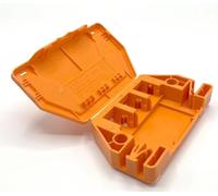 QuickFix JB-32 Maintenance Free Junction Box, Orange, Polypropylene, 132x80x30mm, For Wago 221 Connectors, IP20 Indoor, 32 Amp Rated