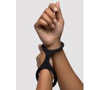 Quickie Cuffs Super-Strong Medium Silicone Restraints - Black Black