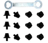 Quickly Change Aluminum Cleat Replacement for Soccer Shoes Nonslip Grip Compatibility with Multiple Brands Durability Aluminum Cleat Studs