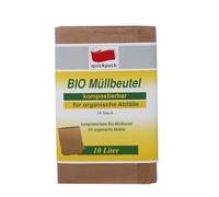Quickpack 78513 Organic Bin Liners, Green, 20/16x35