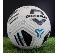 QUICKPLAY AEROTECH Match Football Size 4 & 5 - Pro Match Football with Stable Flight, Textured TPU Shell & Reinforced Bladder - Durable Footballs for Competitive Play, Training (Single, Size 4)