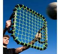 QUICKPLAY Handheld Football Rebounder | Elastic Connected Net for Fast, Unpredictable Rebounds | Ideal for Goalkeeper, Volley & Passing Drills and Heading Practise