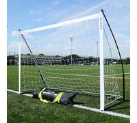 QUICKPLAY Kickster Elite Football Goal 6x4' - Ultra Portable Indoor & Outdoor Football Goals with Weighted Base [Single Goal]