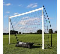 QUICKPLAY KICKSTER Youth Football Goal - 1.5x1m (5x3ft) Ultra-Portable Football Net for Kids & Target Training - Quick Setup Garden Goal for U5's - Includes Easy Assembly & Carry Bag