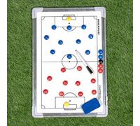 QuickPlay Magnetic Football Tactics Board 30x40cm (S) - Portable Coach Double Sided Magnetic Tactical Board for Football