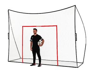 QUICKPLAY MEGA NET Portable Backstop Netting | Fast Set-Up Free-Standing Sports Net Barrier | Available in 12x9’ & 32x9’